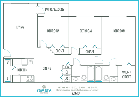 2 bed 2 bath D at Cross Keys, North Lauderdale, FL